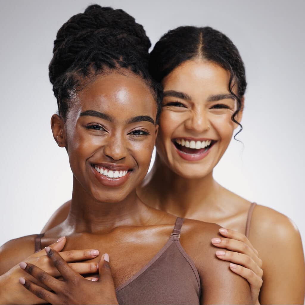 Portrait of two women